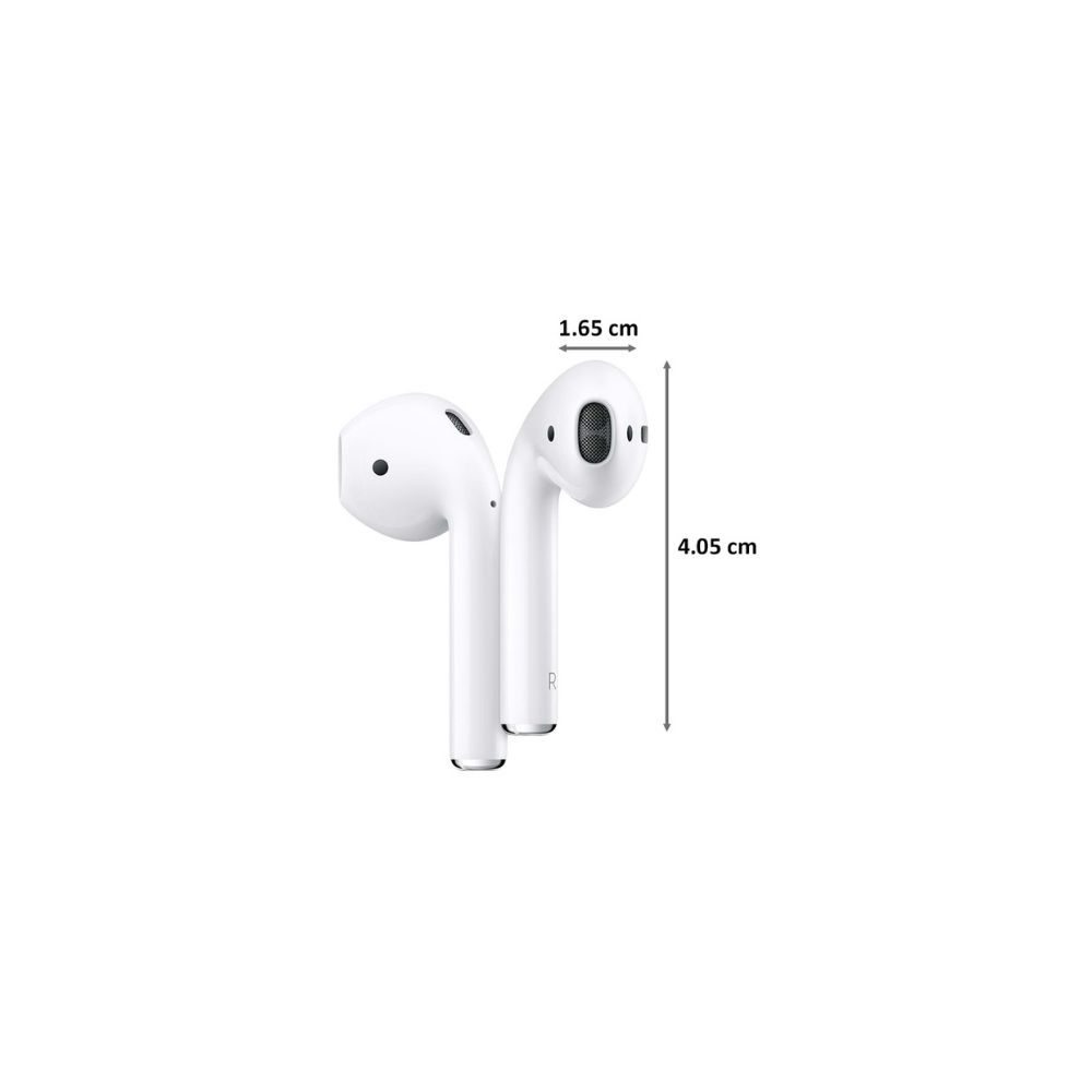 Apple AirPods with Charging Case Bluetooth Headset with Mic  (White, True Wireless)