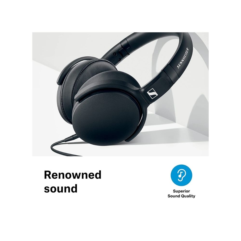 Sennheiser HD 400s Wired Over The Ear Headphone with Mic (Black)