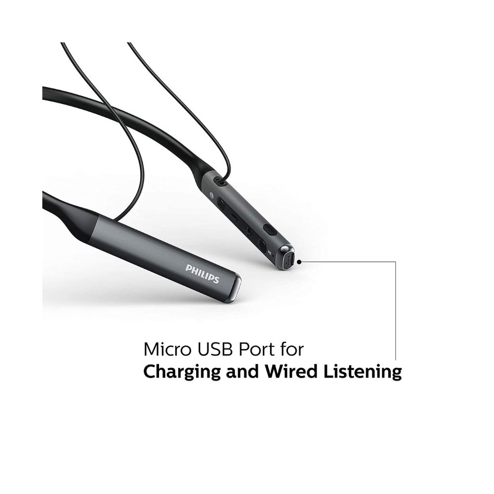 Philips Audios Performance TAPN505 in-Ear Neckband Bluetooth 5.0 Earphones