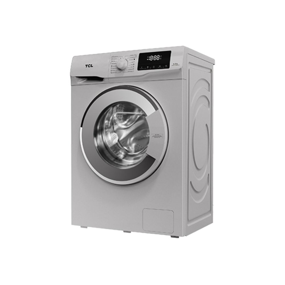 TCL 7 kg Fully Automatic Front Load with In-built Heater Silver  (TWF70-G123061A03S)