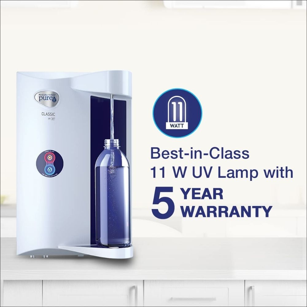 HUL  Pureit Classic UV Water Purifier (White)