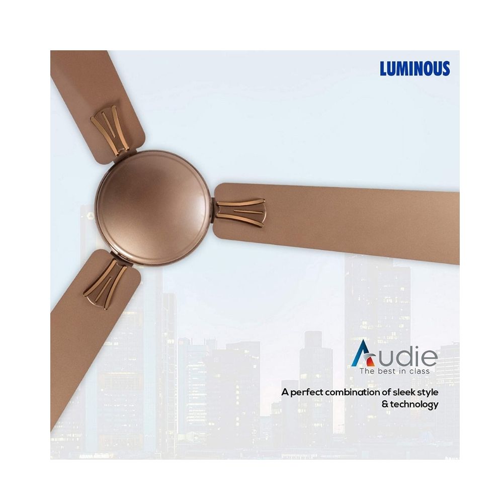 Luminous Deco Premium Audie 1200mm Ceiling Fan (Gold)