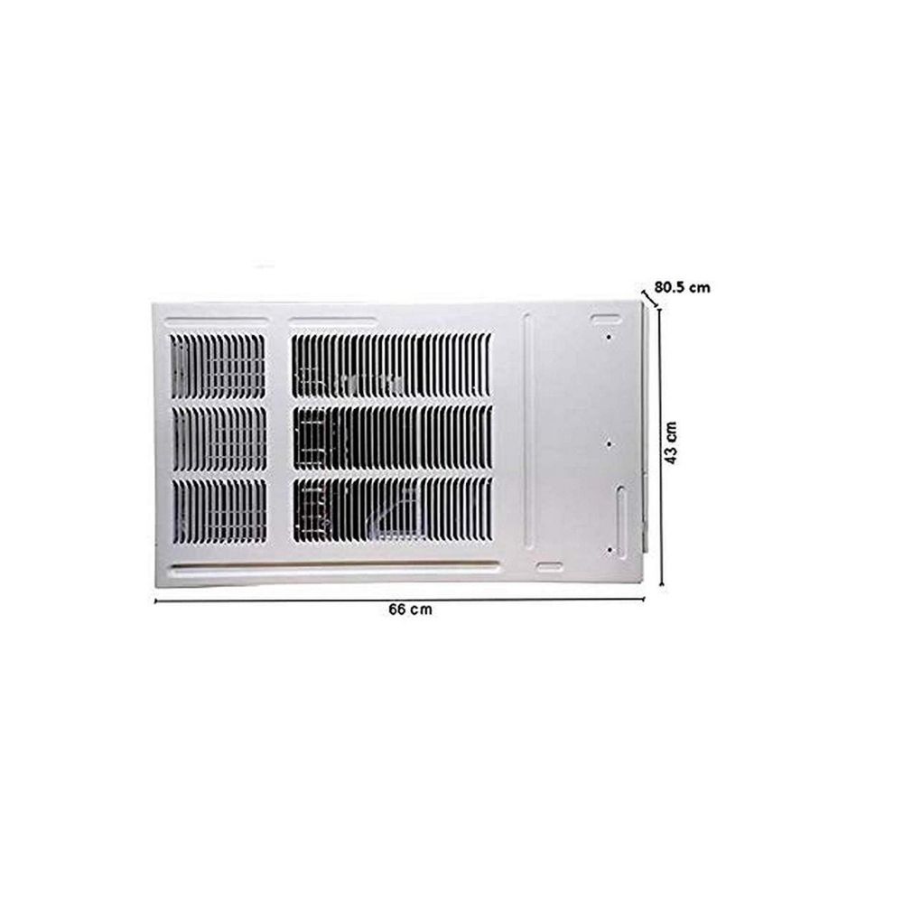 Voltas 2 Ton 2 Star Window AC - White (242 LZH, Copper Condenser)