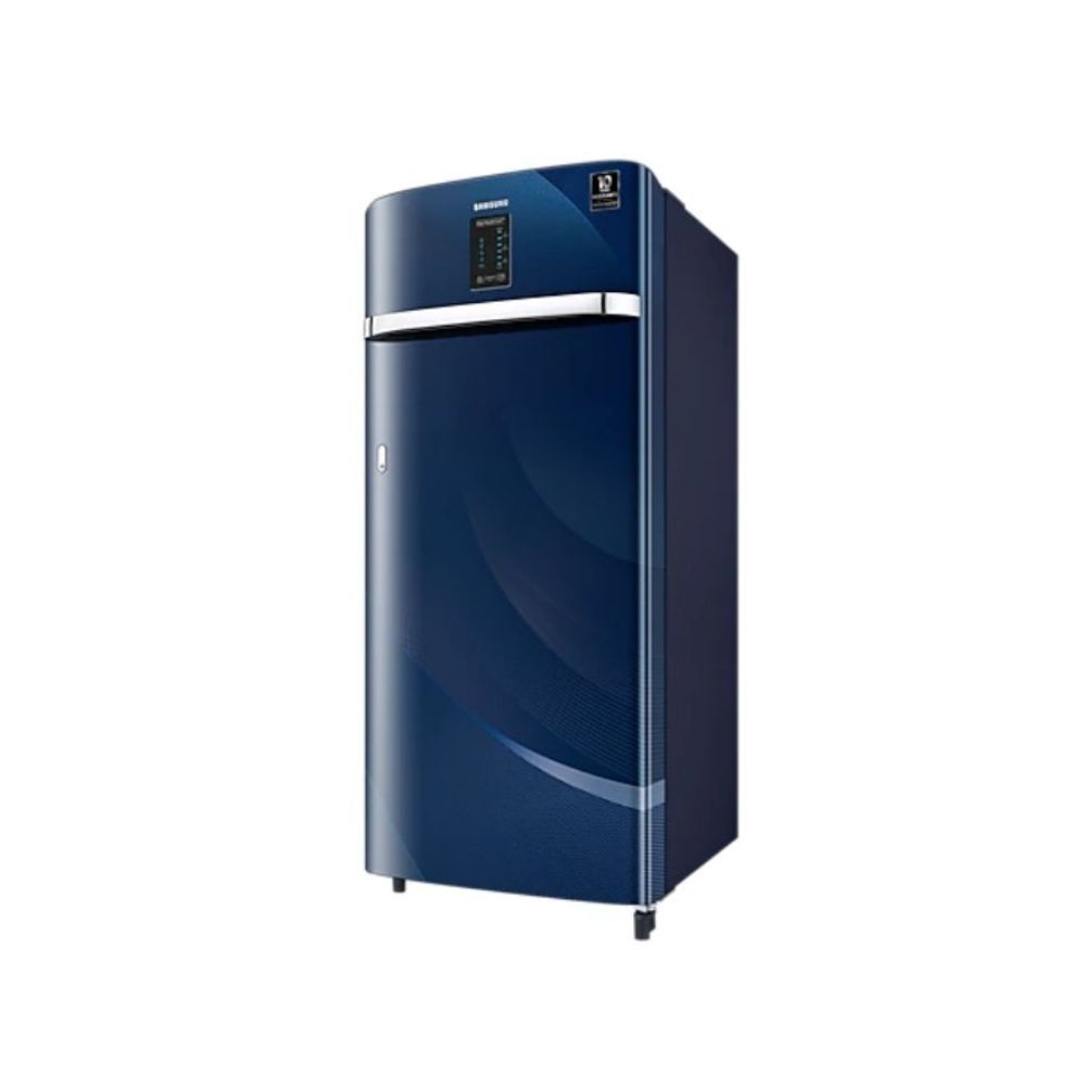 Samsung 225 L 4 Star Direct Cool Single Door Refrigerator Rythmic Twirl Blue (RR23A2E3X4U/HL)