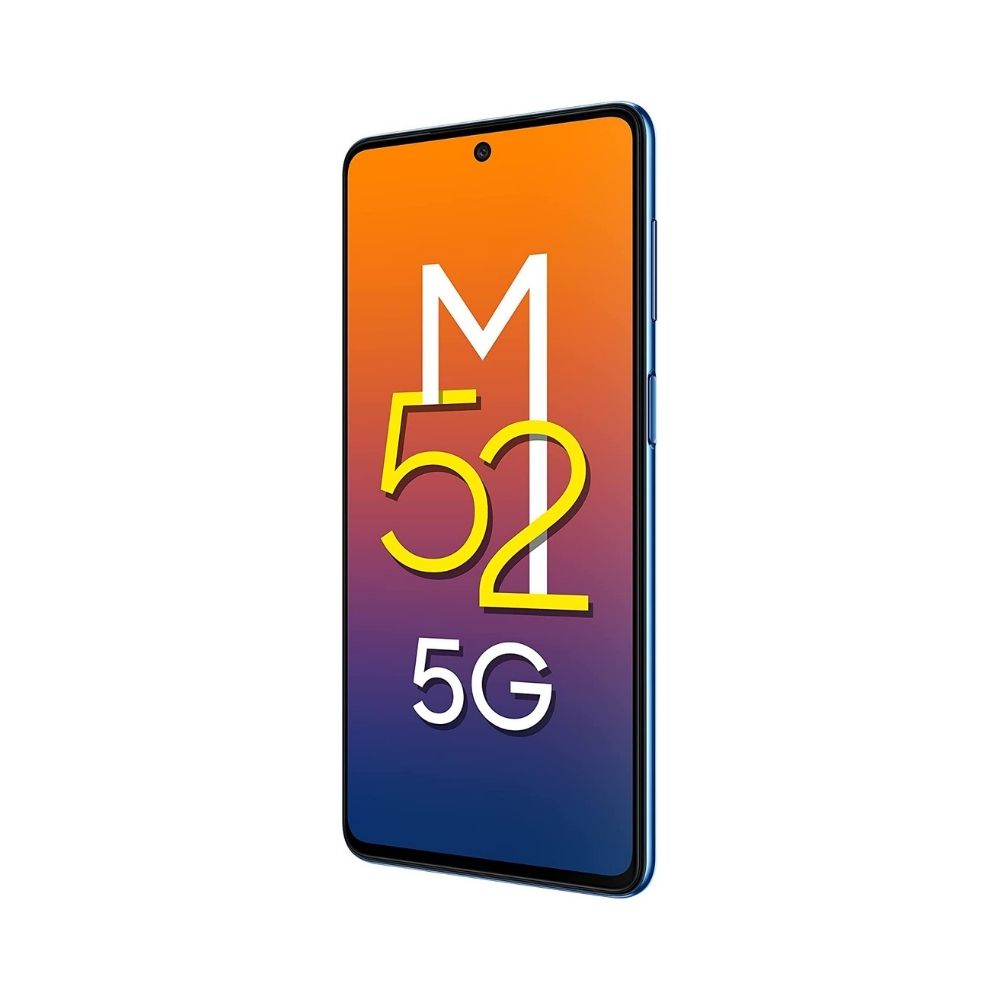 Samsung Galaxy M52 5G (ICY Blue, 6GB RAM, 128GB Storage)