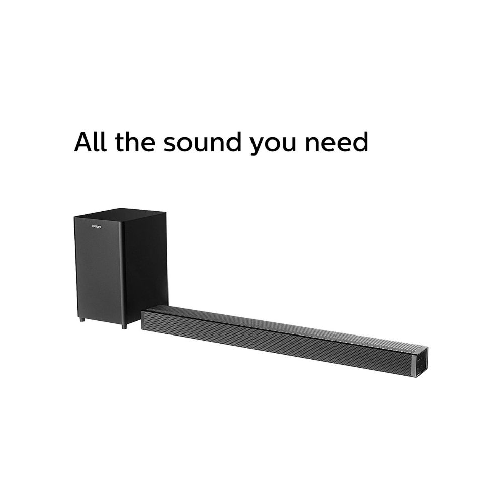 Philips Audio HTL4080/94 80w 5.0 Channel Wireless;HDMI soundbar Speaker,Black