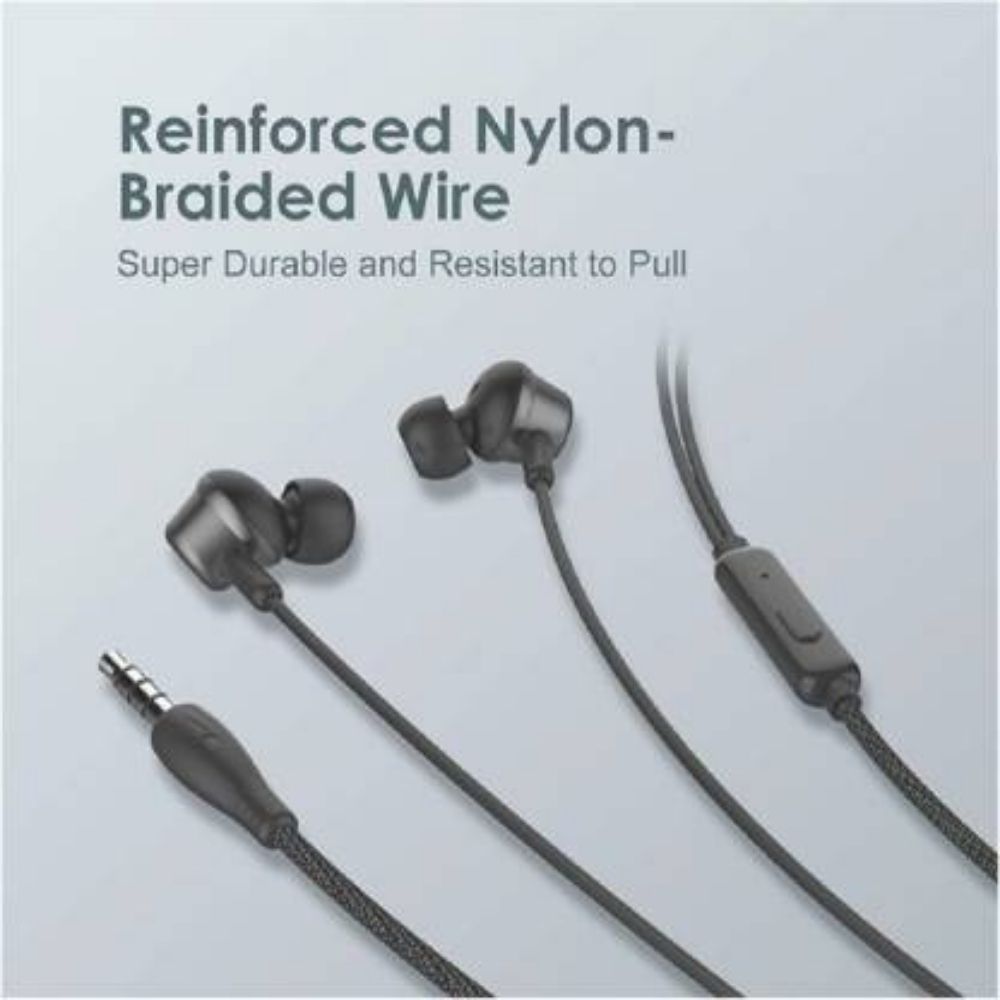 Oraimo OEP-E37 Bass Boost Wired Headset (Black, In the Ear)