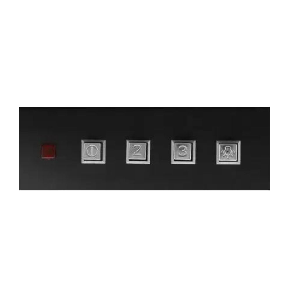 Faber Hood Glassy 3D T2S2 BK LTW 60 -1095 Wall Mounted Chimney  (Black 1295 CMH)