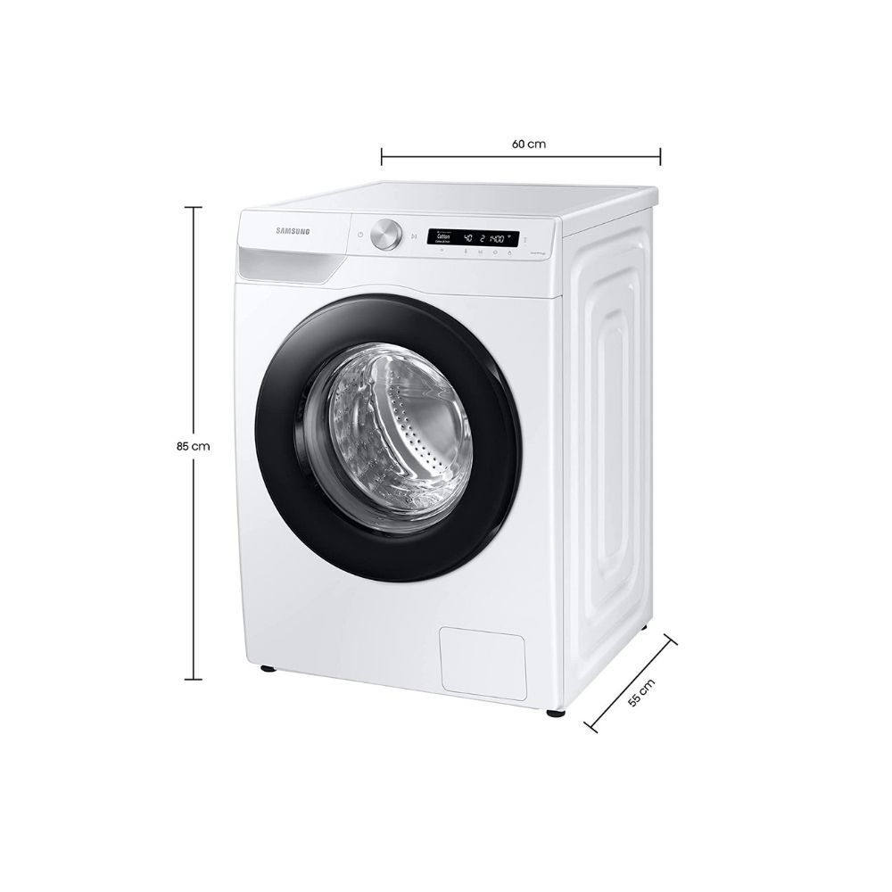 Samsung 8 KG Fully Automatic Front Load Washing Machine White (WW80T504NAW/TL)
