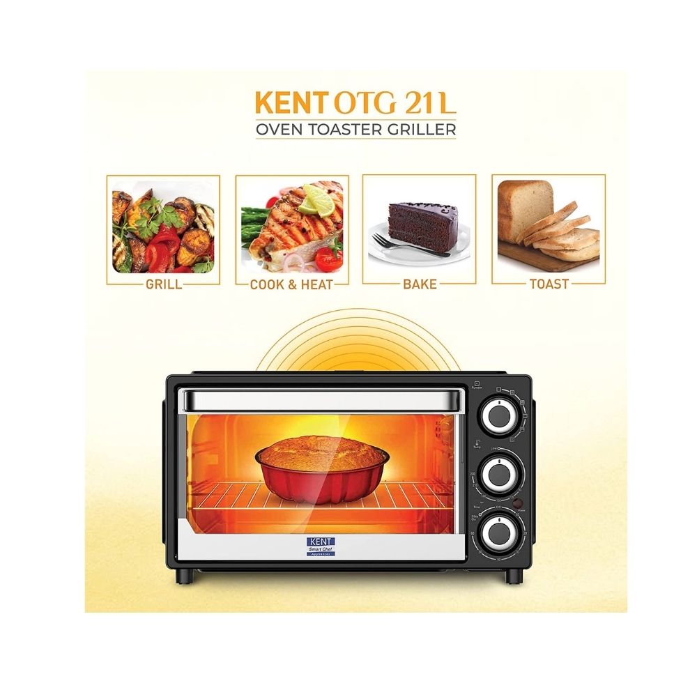 Kent 16103 OTG 21L | 1300W | Bake, Grill, & Toast