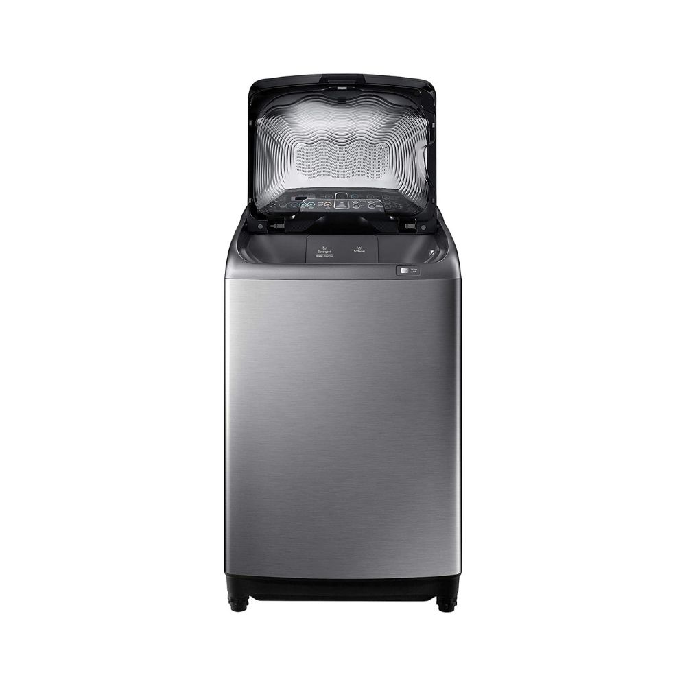 Samsung 11 Kg Inverter 5 star Fully-Automatic Top Loading Washing Machine (WA11J5751SP/TL, Silver, Wobble Technology)