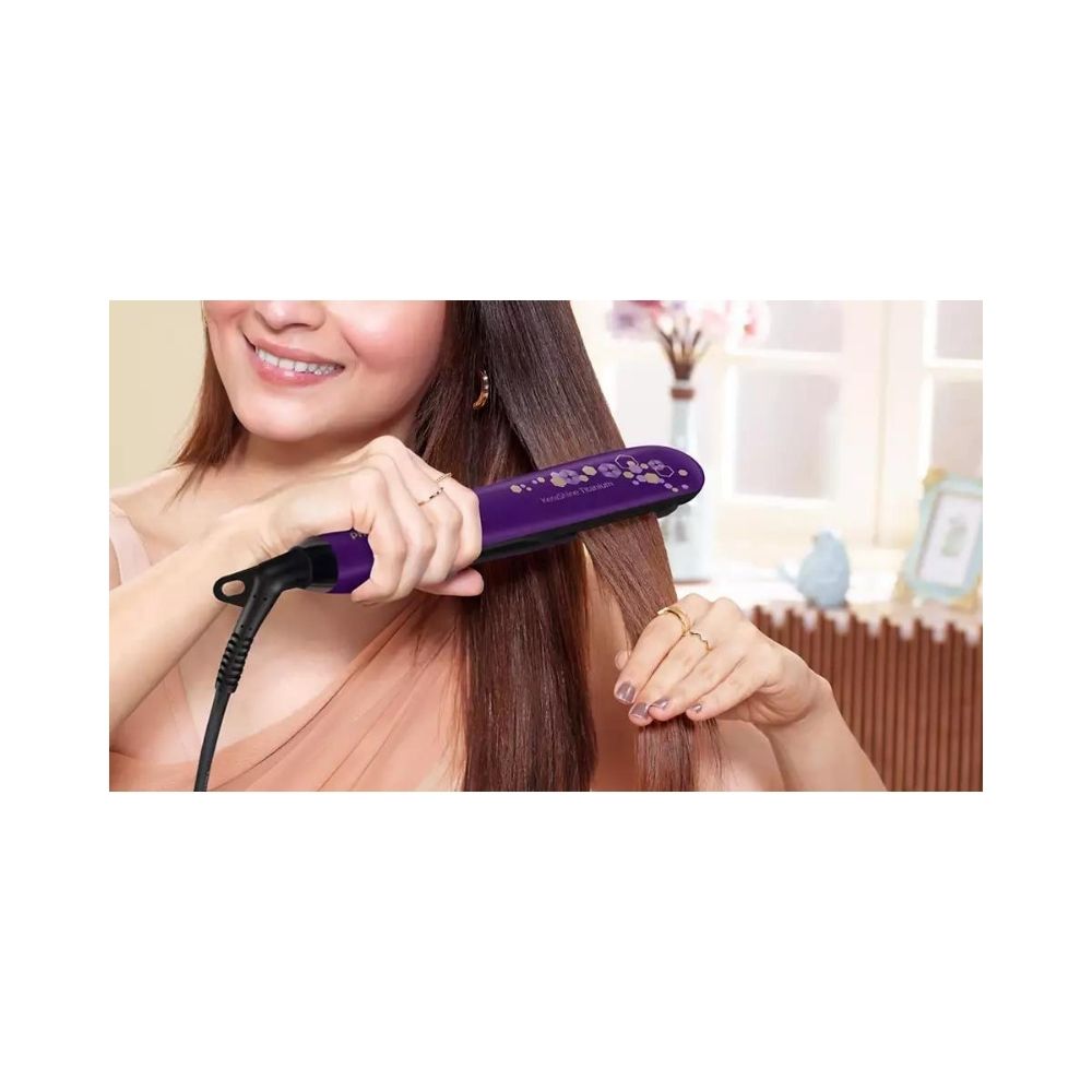 Philips BHS397/00 Hair Straightener  (Purple)