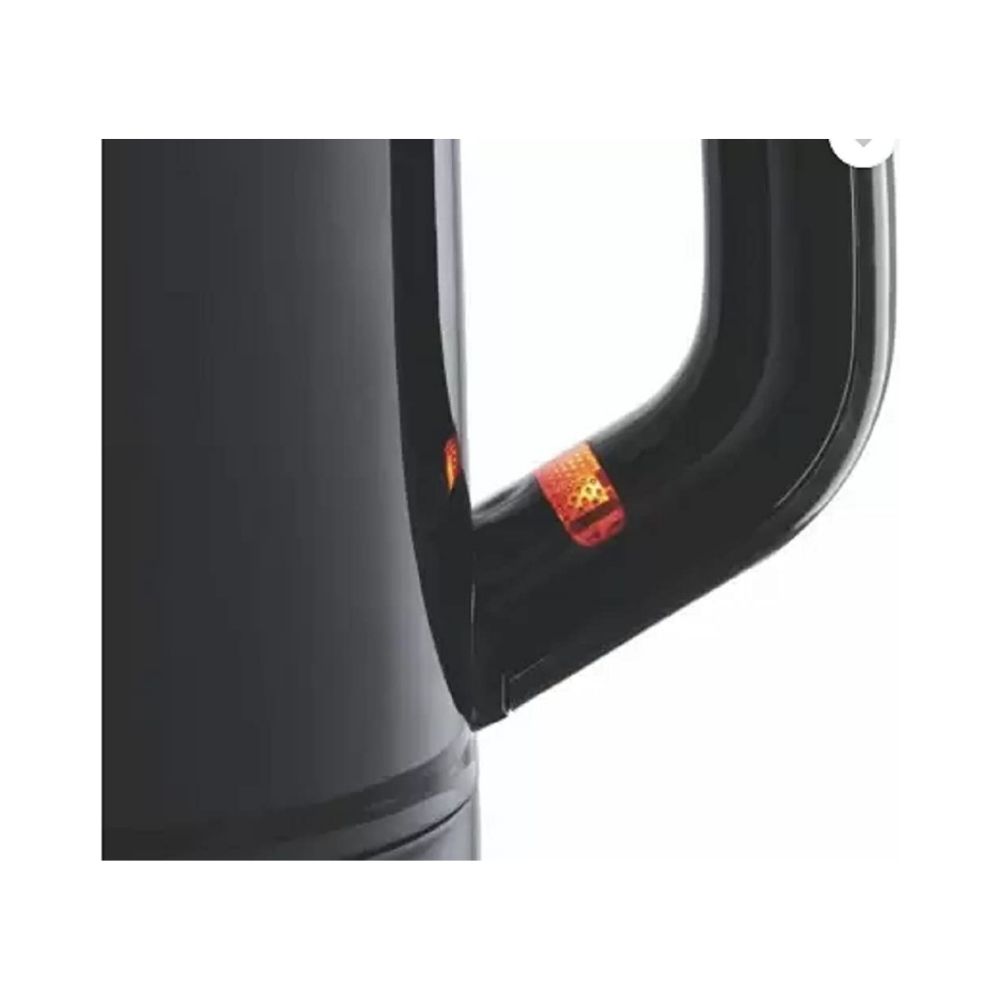 Borosil Eva Cool Touch 0.6 Ltr Stainless Steel Kettle Electric Kettle  (0.6 L, Black)