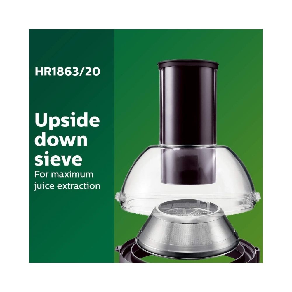 Philips HR1863/20 800 W Juicer (1 Jar, Black)