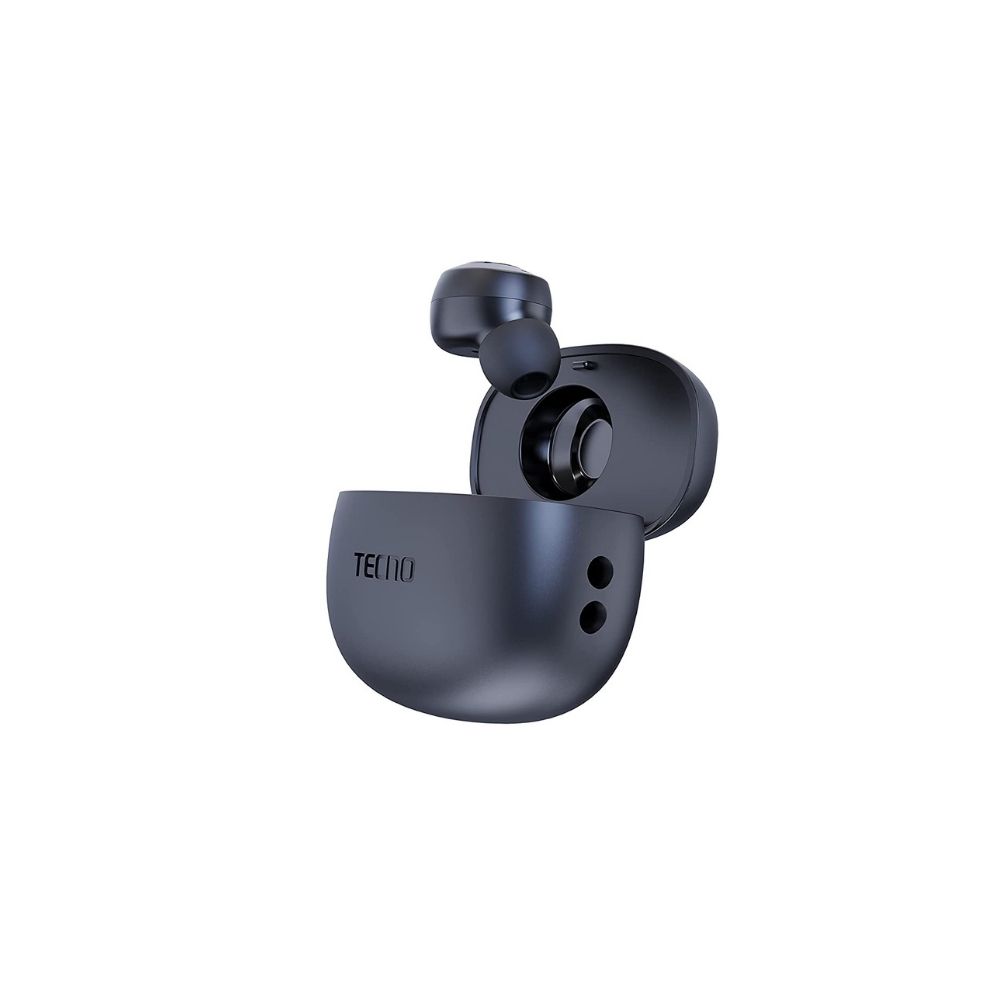 Tecno Ace-A3 | 30 Hours Standby Time | BT 5.0 | Light Weight | Splash Proof, Black, Fit to Ear