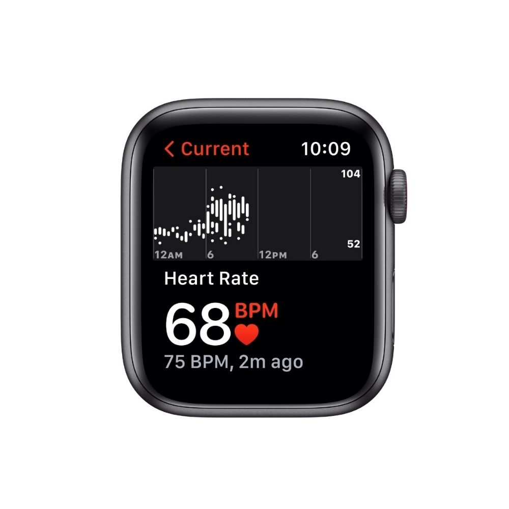 Apple Watch MKT53HN/A Aluminium Case  (Grey Strap, Regular)