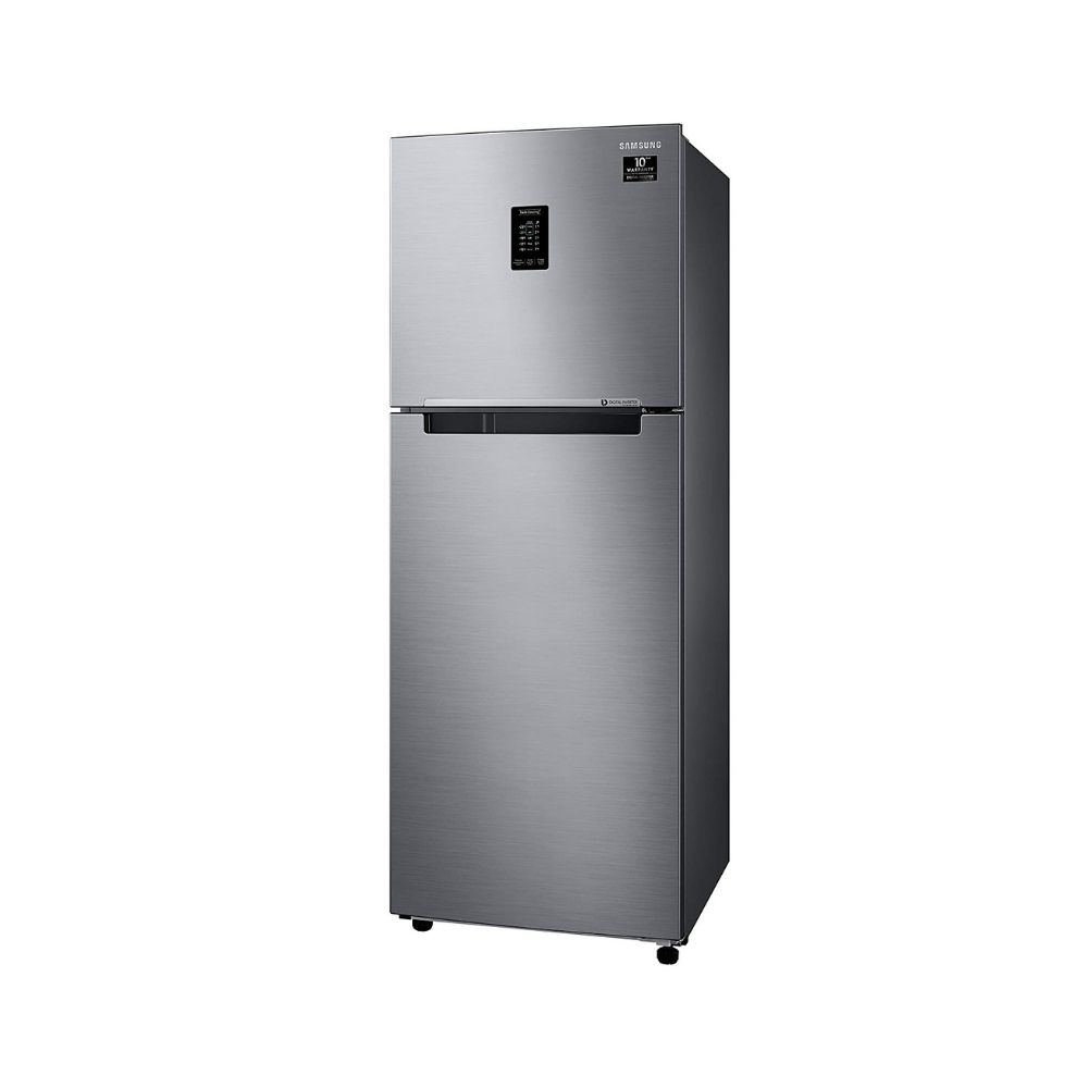 Samsung 314 L 2 Star Inverter Frost Free Double Door Refrigerator(RT34A4632S9/HL,Refined Inox)