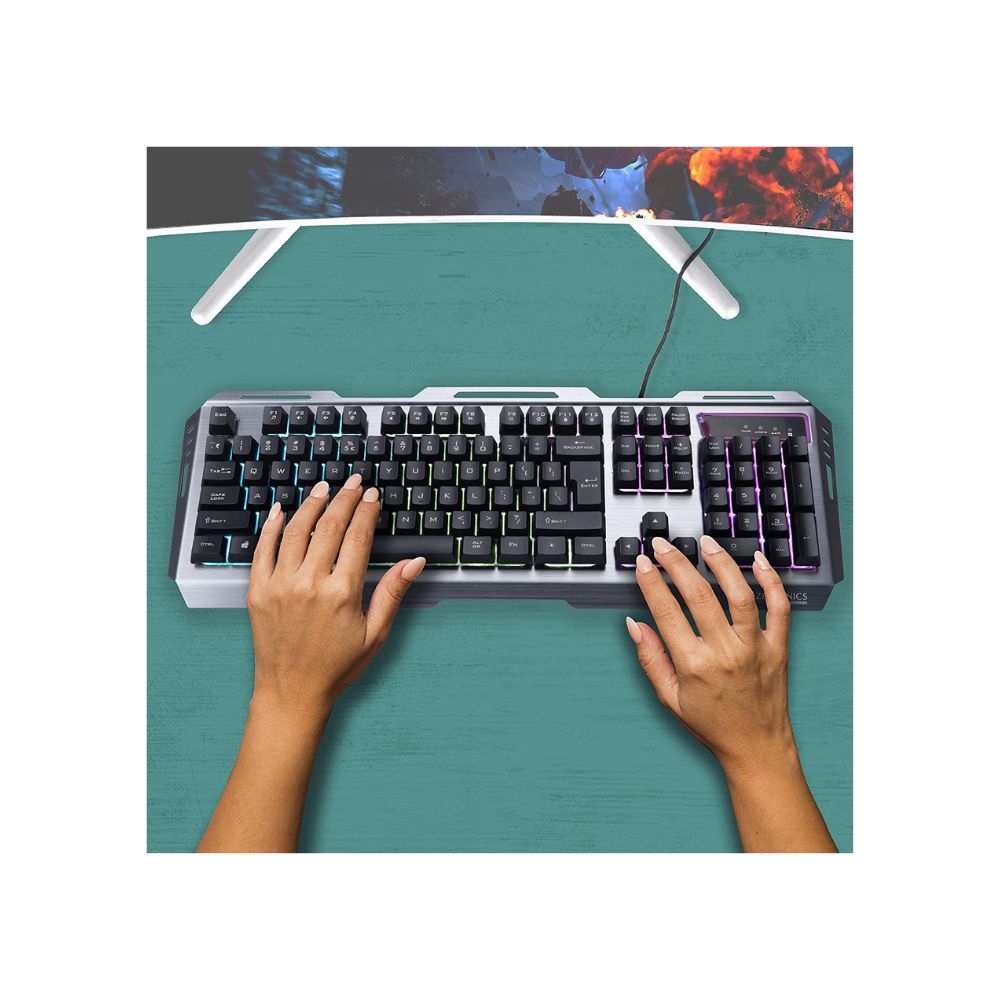 Zebronics Zeb-Transformer-k USB Gaming Keyboard with Multicolor LED Effect