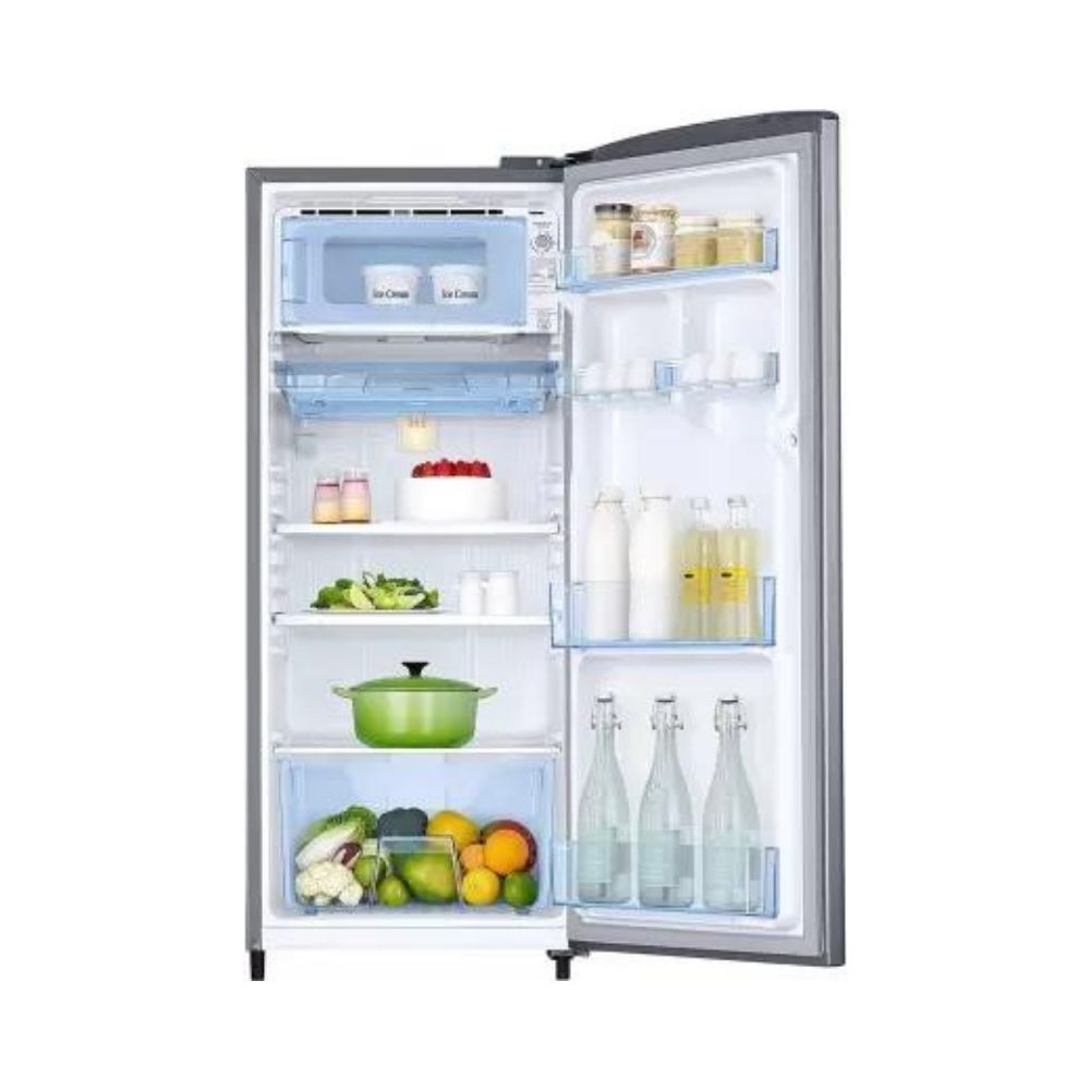 SAMSUNG 195 L Direct Cool Single Door 1 Star Refrigerator  (SILVER, RR19A20CAGS/NL)