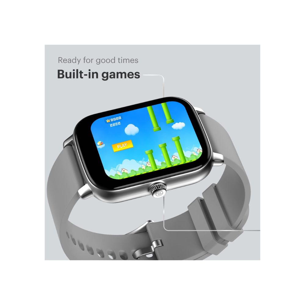 Noise ColorFit Icon Buzz Bluetooth Calling Smart Watch (Grey)