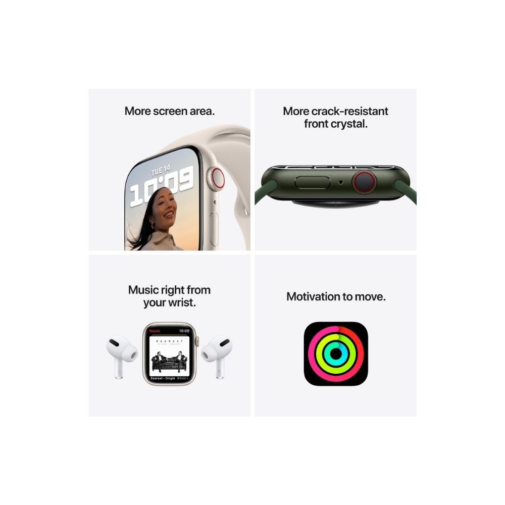 Apple Watch Series 7 MKJR3HN/A GPS + Cellular 45mm (Green)