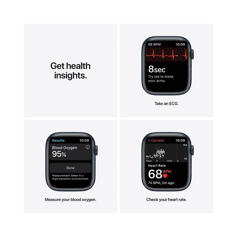 Apple Watch Series 7 GPS 45mm MKN83HN/A sport band Smart Watch (Blue)