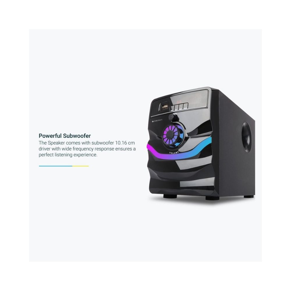 Zebronics Zeb-Rainbow 20 W Bluetooth Home Theatre (Black, 4.1 Channel)