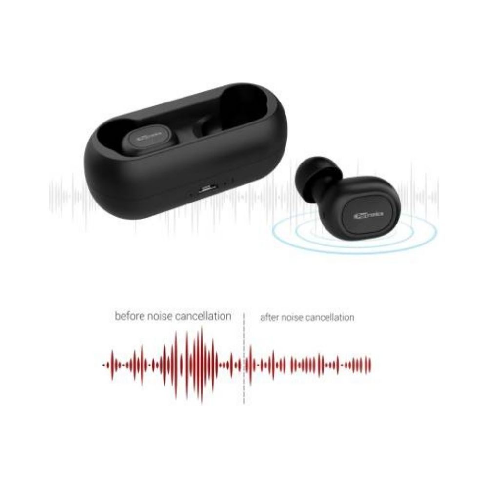 Portronics POR-078 Harmonics Twins True Wireless Bluetooth Headset  (Black, True Wireless)