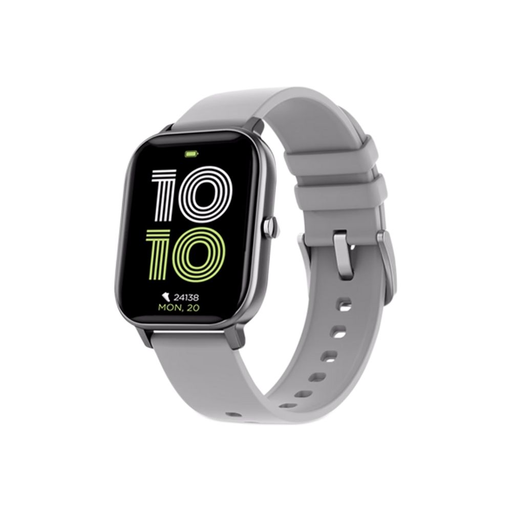 Pebble Prism Smart Watch (Bluetooth, 43.18mm) (11 Sports Modes, PFB12, Grey, Silicone Band)