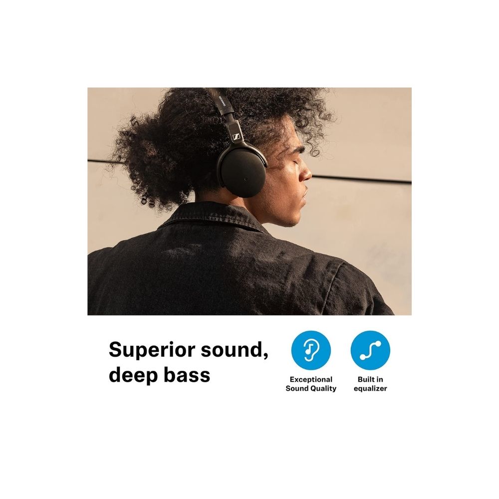 Sennheiser Over Ear Wireless HD 350BT Black Headphone