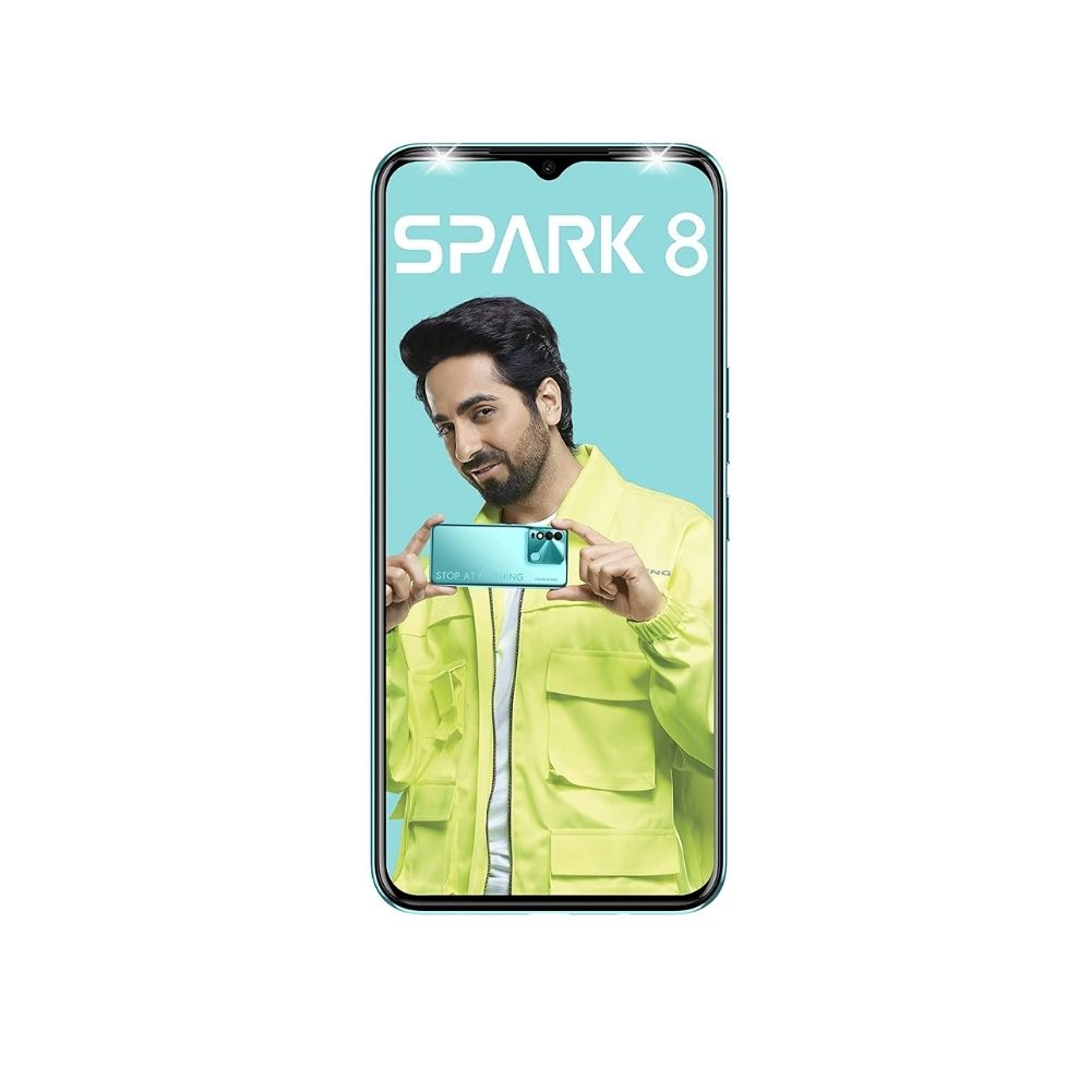 Tecno Spark 8 (Turquoise Cyan,3GB, 32GB Storage)