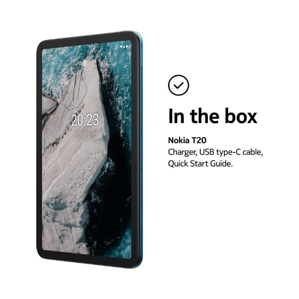 Nokia Tab T20 4GB RAM 64GB ROM 10.36 inch with Wi-Fi+4G Tablet (Blue)