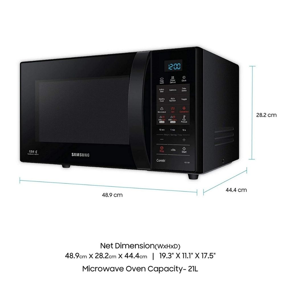 Samsung 21 L Convection Microwave Oven (CE73JD-B/XTL, Black)