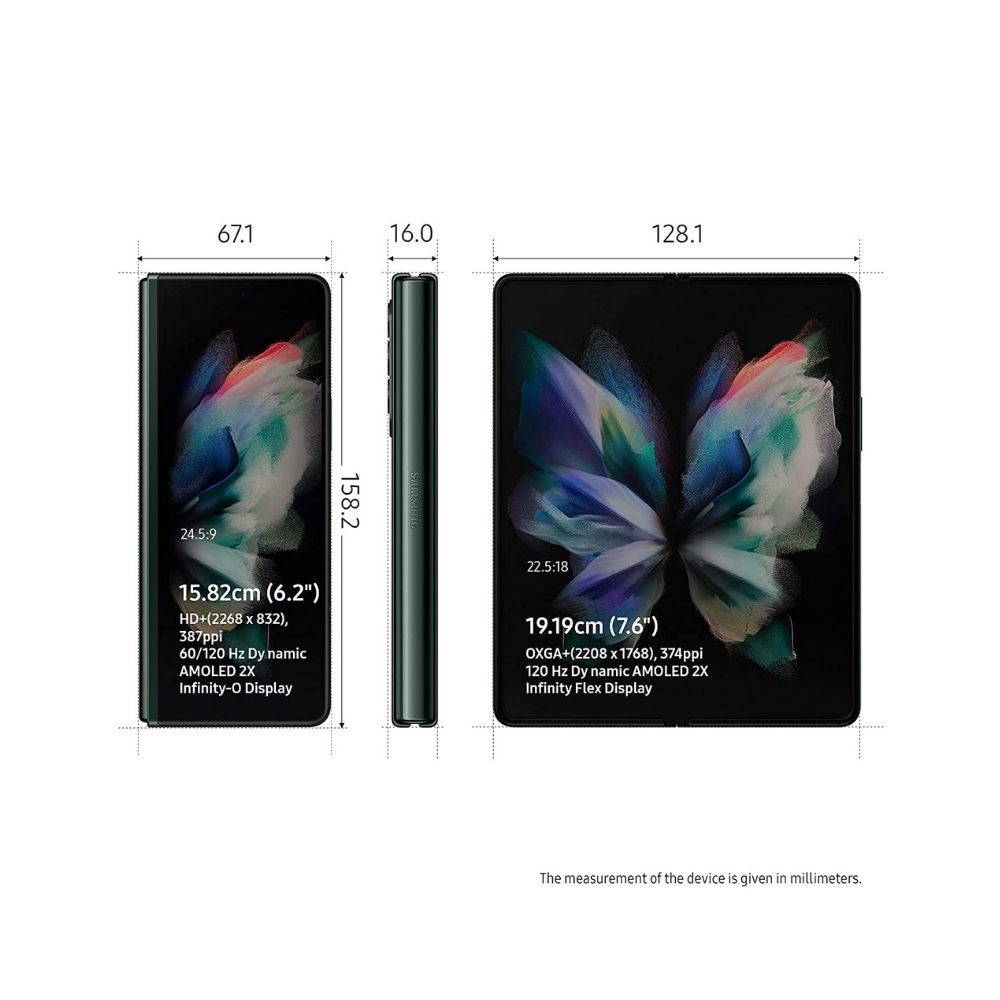 Samsung Galaxy Z Fold3 5G (Phantom Green, 12GB RAM, 256GB Storage)