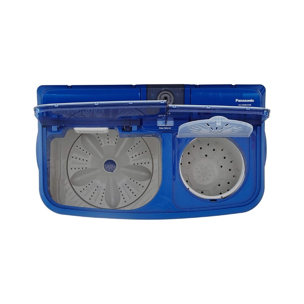 Panasonic 8 kg Semi Automatic Top Load Blue  (NA-W80B5ARB)