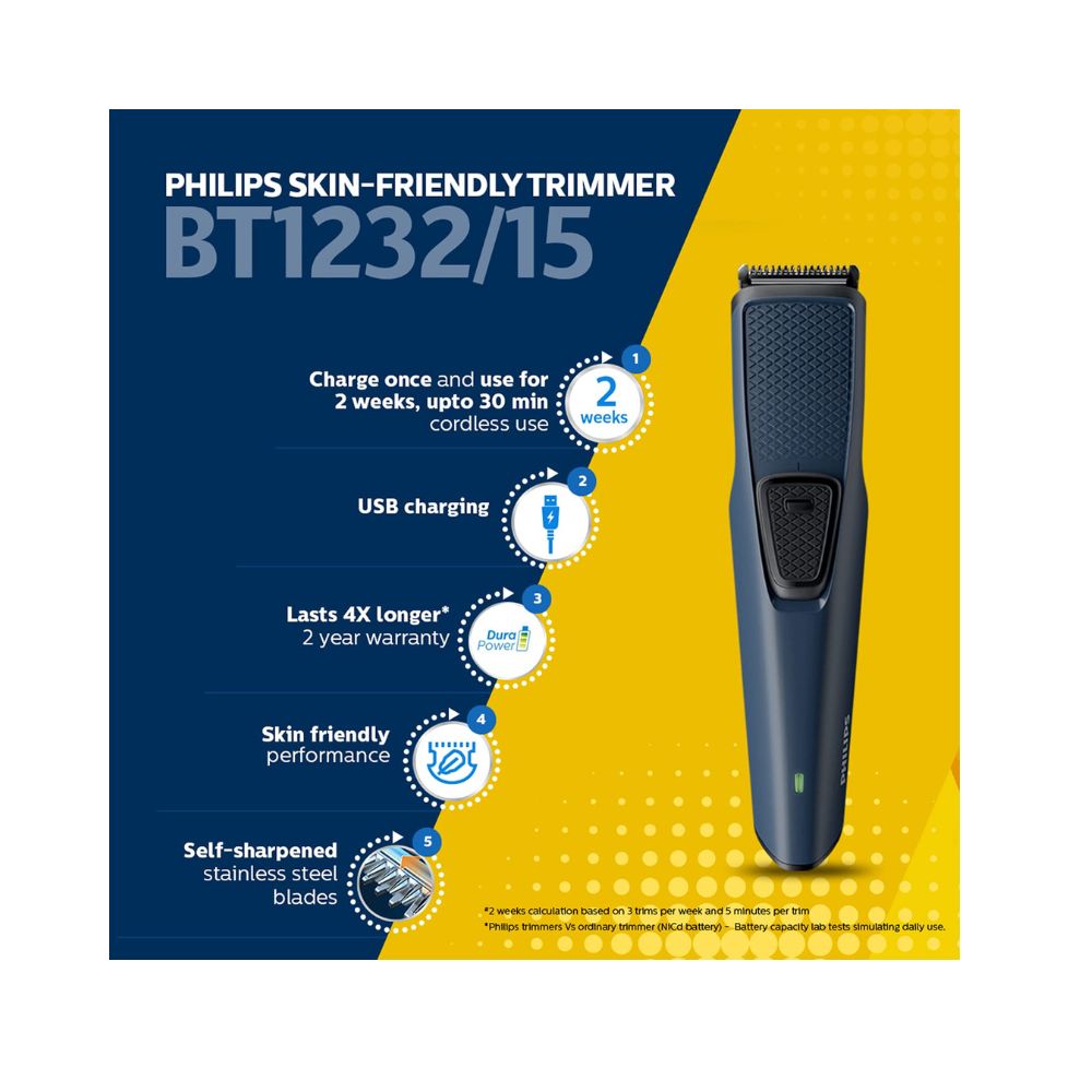 Philips BT1232/15 Skin-friendly Beard Trimmer
