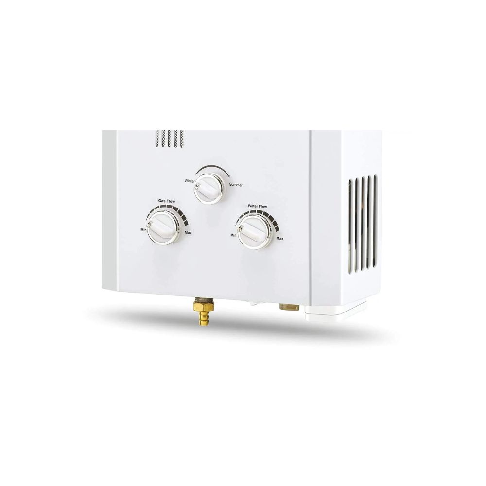 Bajaj Majesty Duetto Gas 6 Ltr Vertical Water Heater ( LPG), White