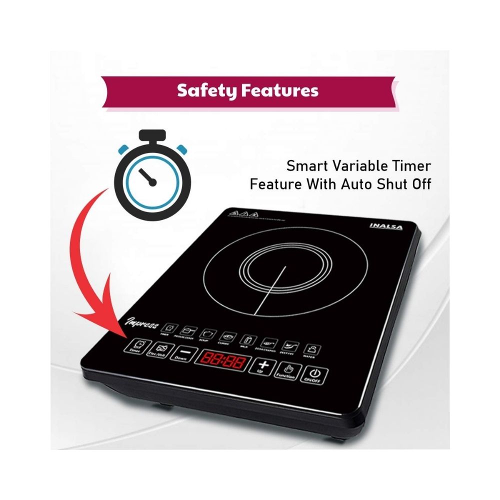Inalsa Glass-Top Induction Impress - 2100 Watts