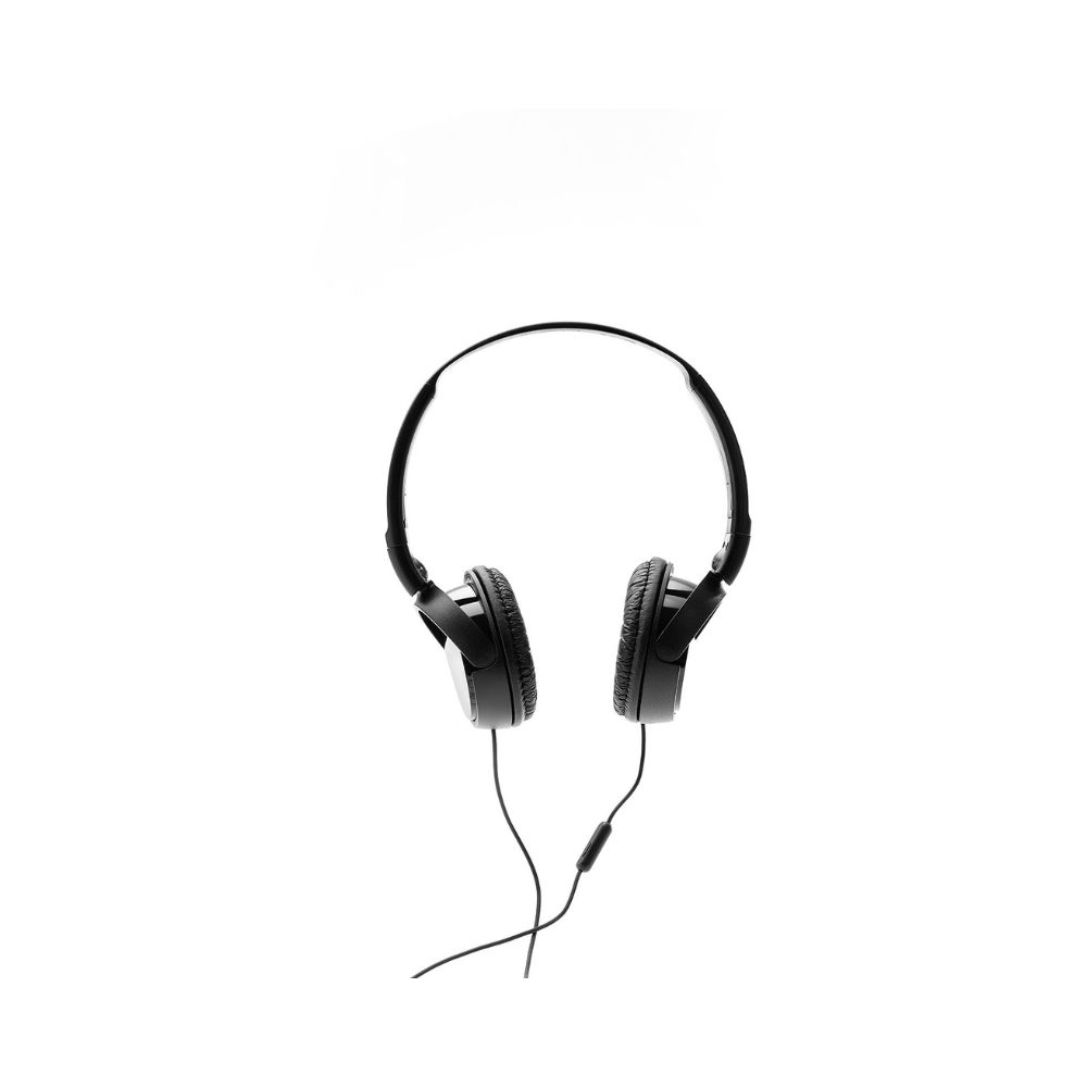 Sony MDR-ZX110AP Wired On-Ear Headphones with tangle free cable, 3.5mm Jack, Headset with Mic for phone calls