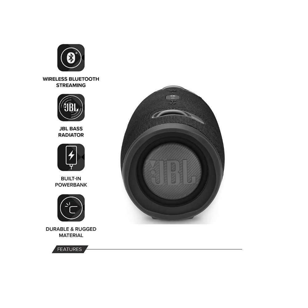 JBL Xtreme 2, Wireless Portable Bluetooth Speaker (Black)