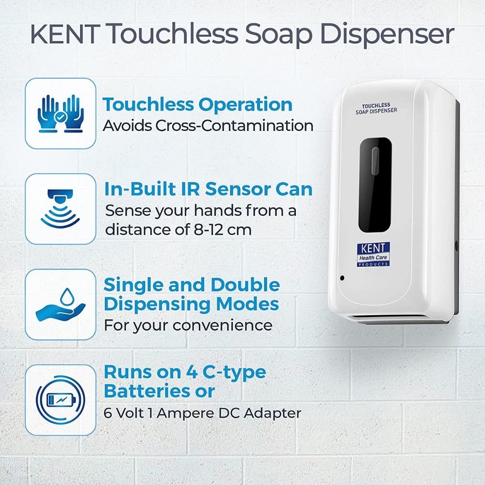 Kent Touchless Soap Dispenser 1000ml