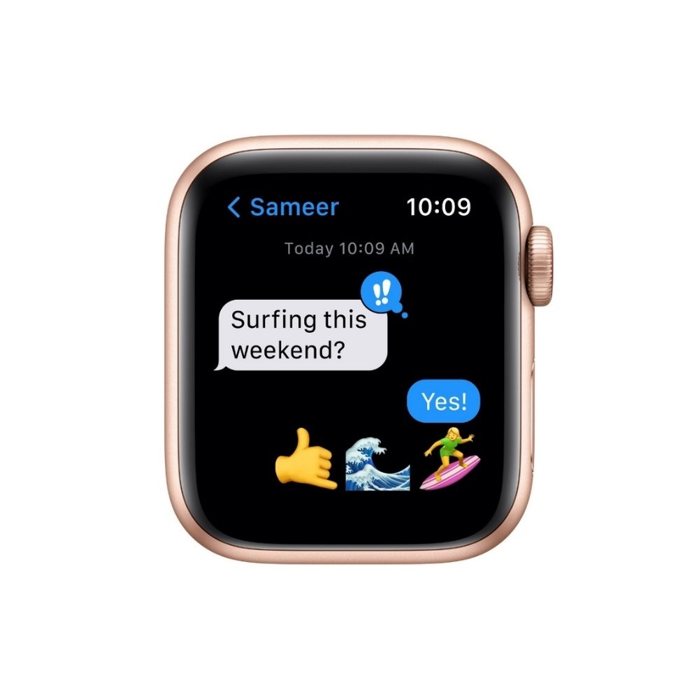 Apple Watch MKQY3HN/A  Aluminium Case  (Gold Strap, Regular)