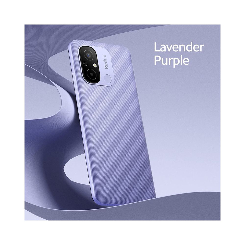 Redmi 12C (Lavender Purple, 4GB RAM, 64GB Storage) | High Performance Mediatek Helio G85 | Big 17cm(6.71) HD+ Display with 5000mAh(typ) Battery with 10W Charger in-Box