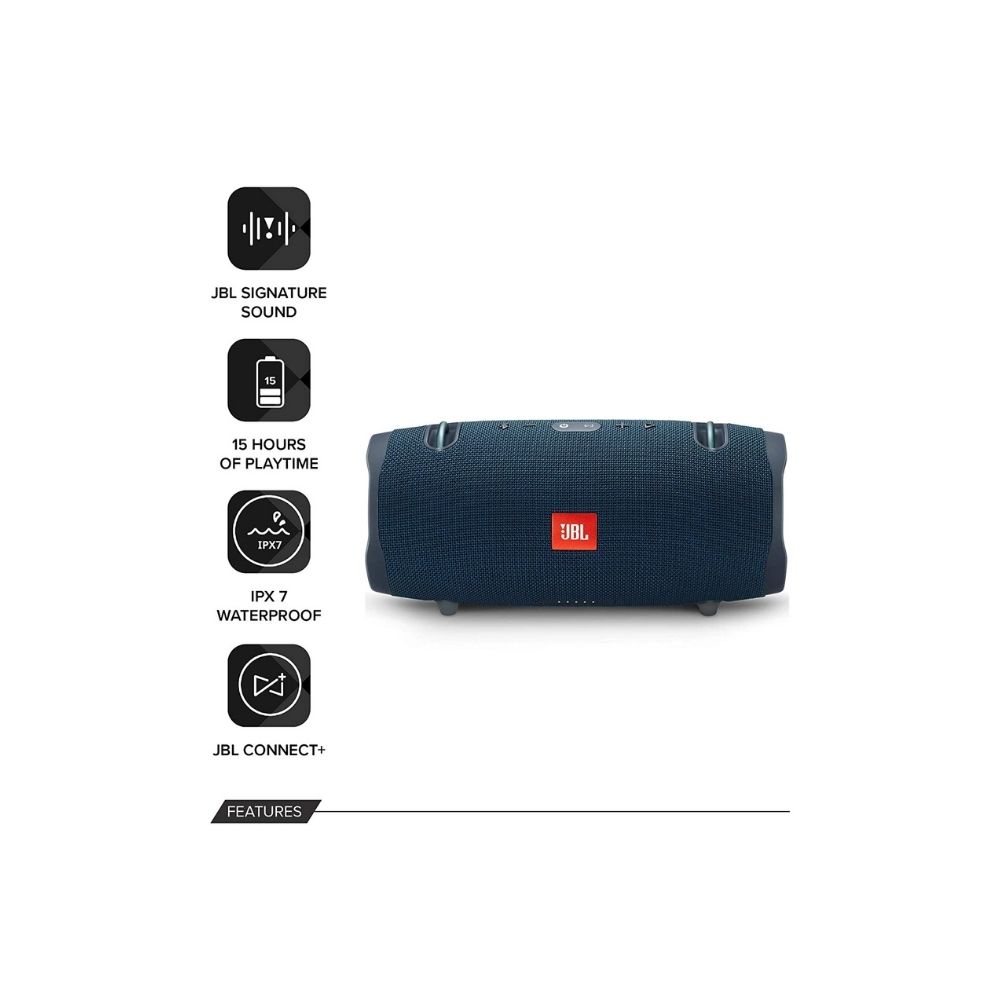 JBL Xtreme 2, Wireless Portable Bluetooth Speaker (Blue)