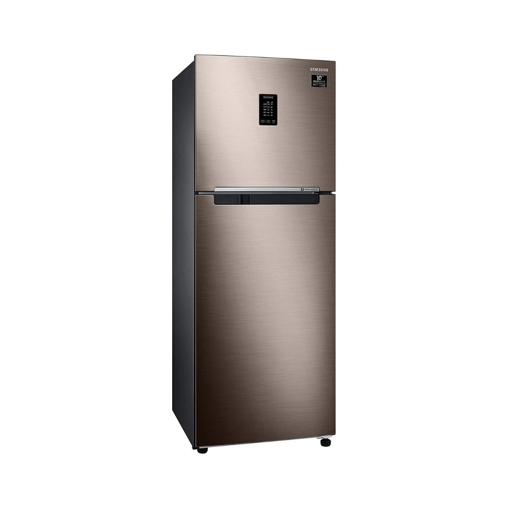 Samsung 336 L 2 Star Inverter Frost-Free Double Door Refrigerator (RT37T4632DX/HL, Luxe Brown)