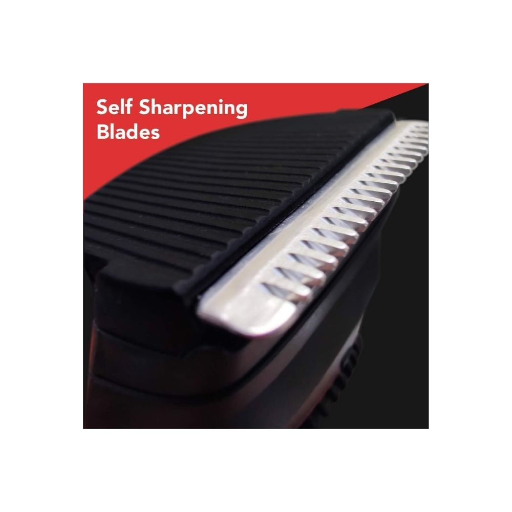 Syska UltraTrim HT700 Beard Trimmer (Black and Red)