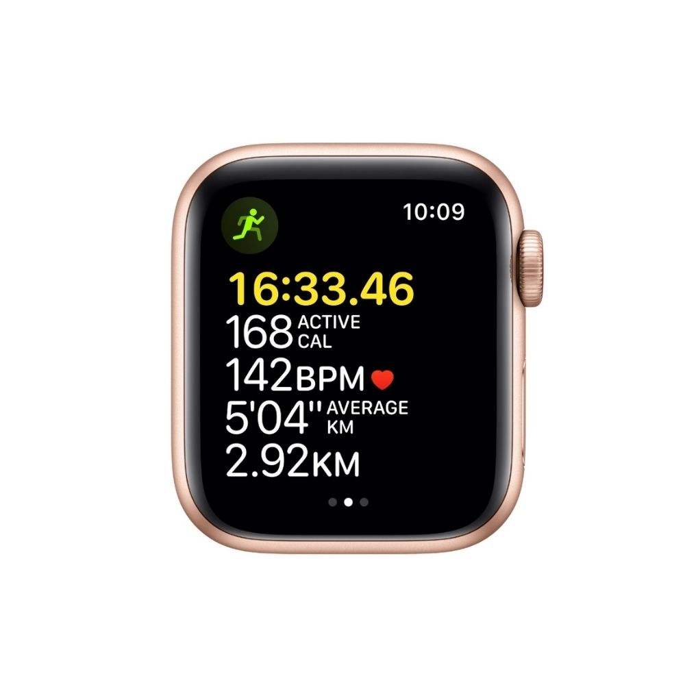Apple Watch  MKT23HN/A Aluminium Case  (Gold Strap, Regular)