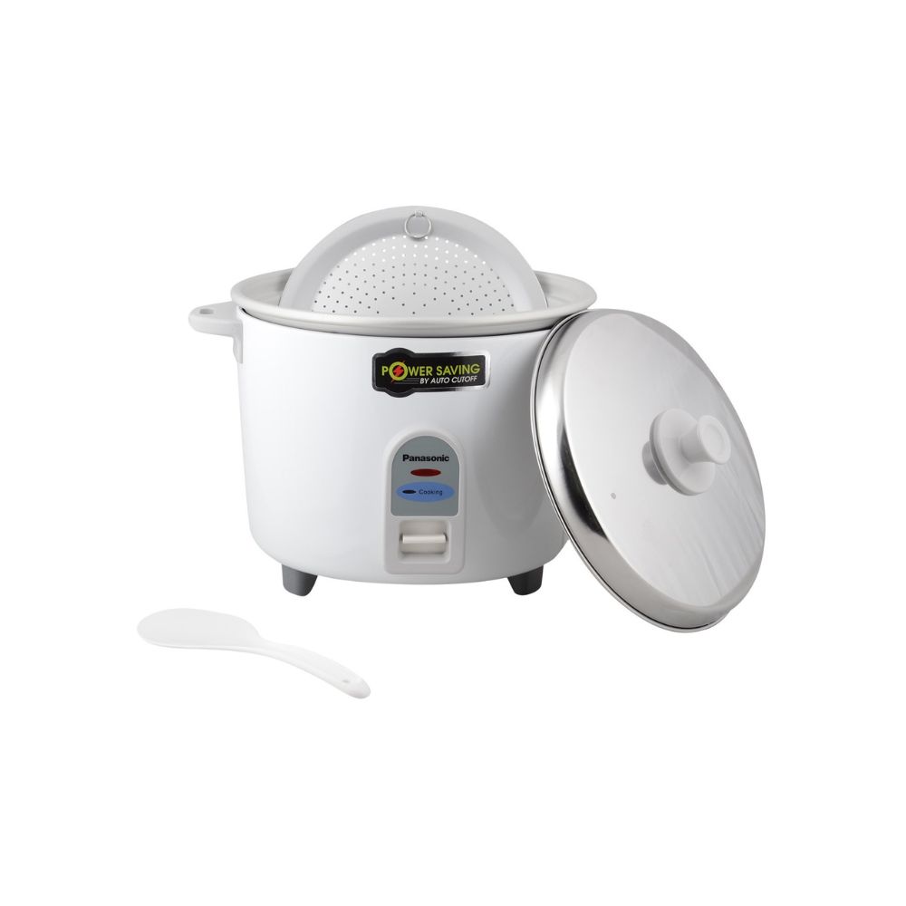 Panasonic Automatic Rice Cooker SR-WA18-E, 4.4L (White)