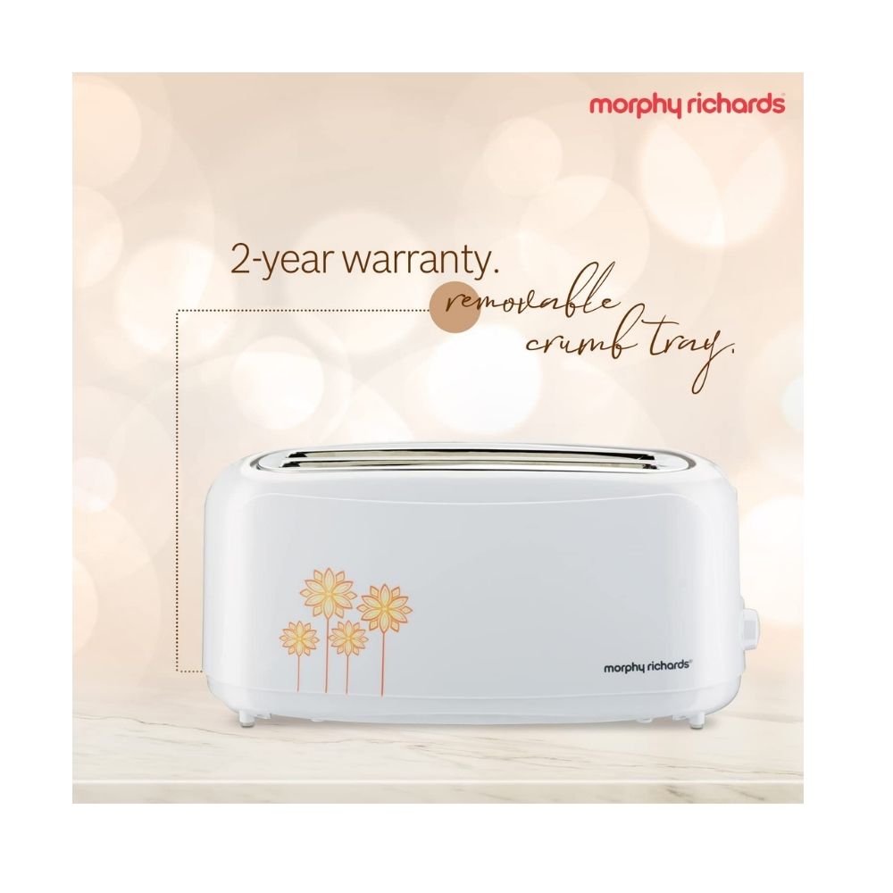Morphy Richards at 402 Pop-Up Toaster (White, 1450W)