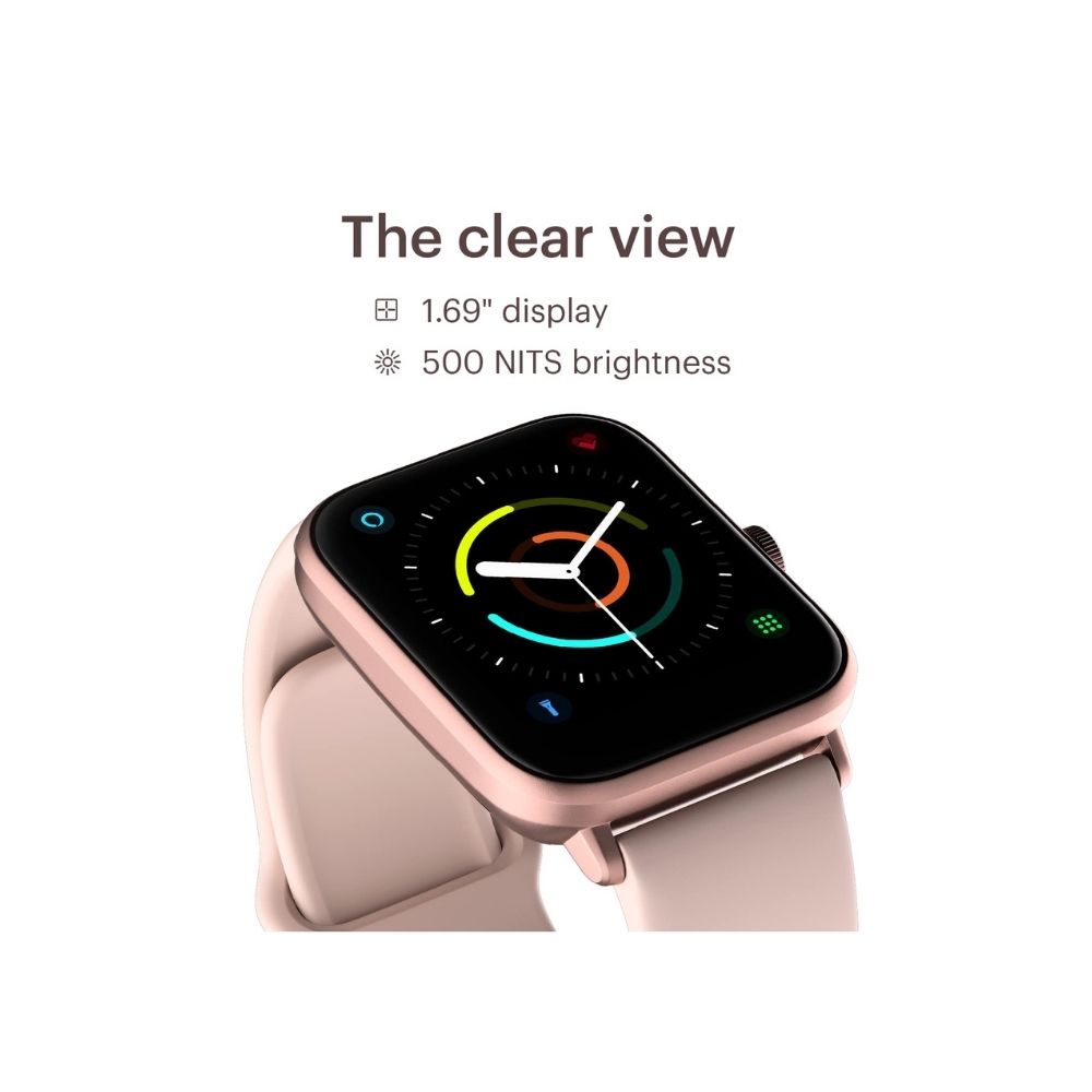 Noise ColorFit Pro 3 Alpha Bluetooth Calling Smart Watch (Rose Pink)